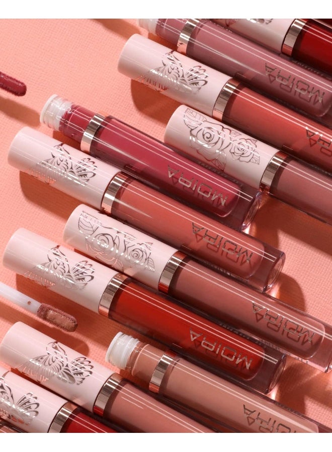 moira أحمر شفاه سائل ليب ديفاين (006، مادلين) - Image 5