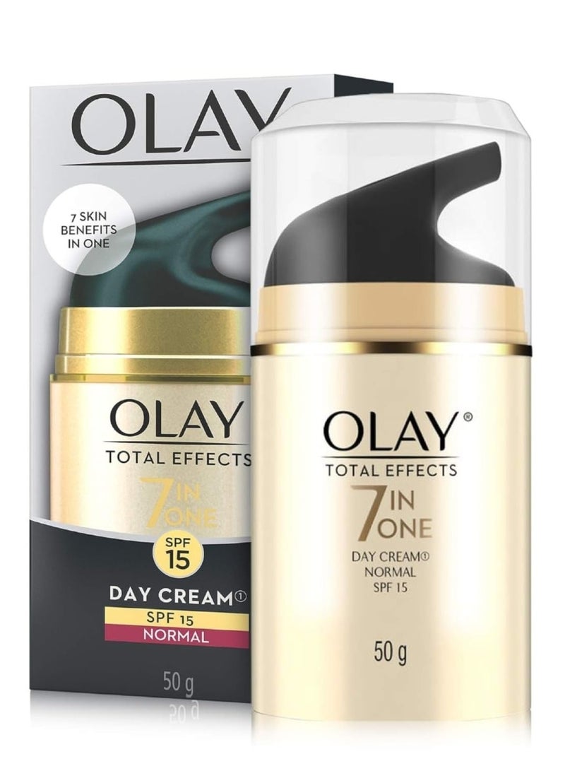Olay Total Effects Day Cream 7 in 1 Normal SPF 15 50g - Image 1