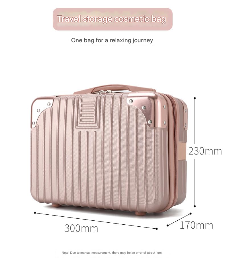 TRADY Portable Makeup Organizer Waterproof Beauty Case Stylish Travel Bag for Women MultiCompartment Organizer Perfect for Facial MasksBrushesLipsticks More Lightweight Easy to Carry - Image 2