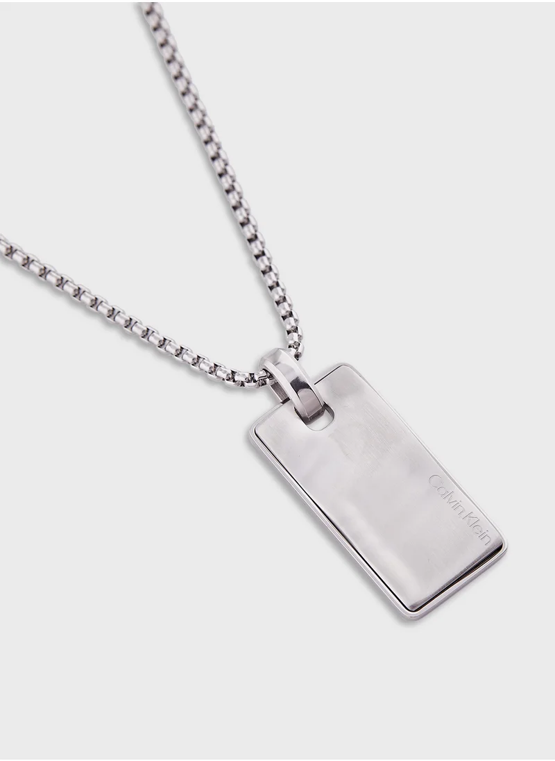 كالفن كلاين Ck Metallic Waves  Necklaces