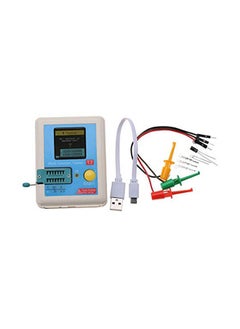 Generic LCR-T7  LCD Display Transistor Diode Triode Resistor Capacitor ESR LCR NPN PNP Meter MOSFET JFET IGBT Multimeter  - Image 1