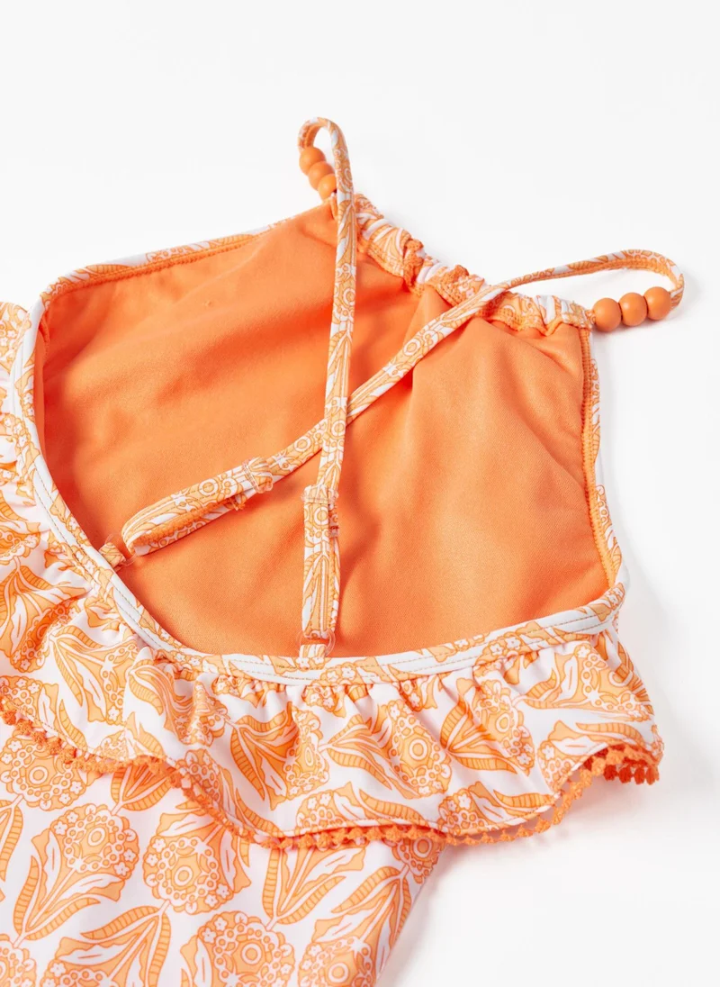 Zippy Swimsuit with Beads and Frills UV 80 Protection for Girls 'You&Me'