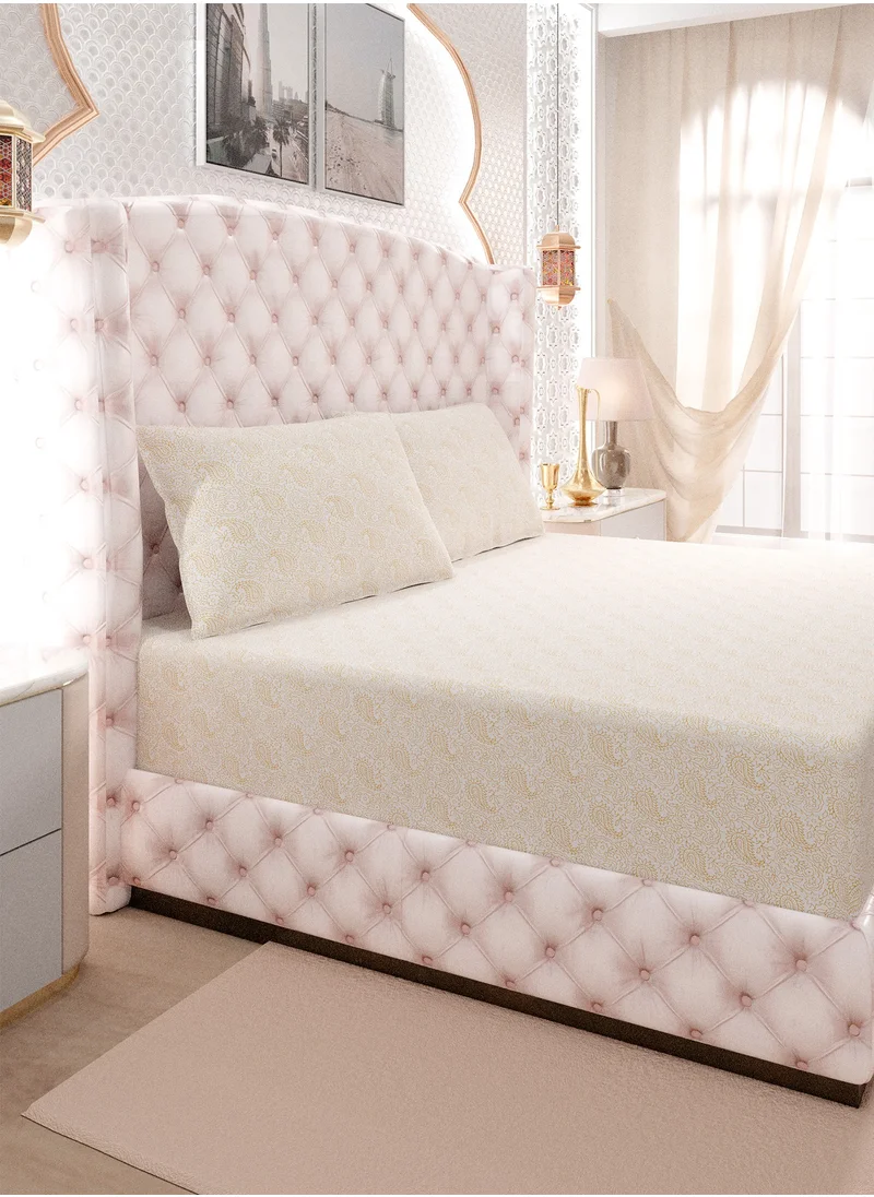 Color Sense Color Sense 144TC Single Fitted Set - Ochre
