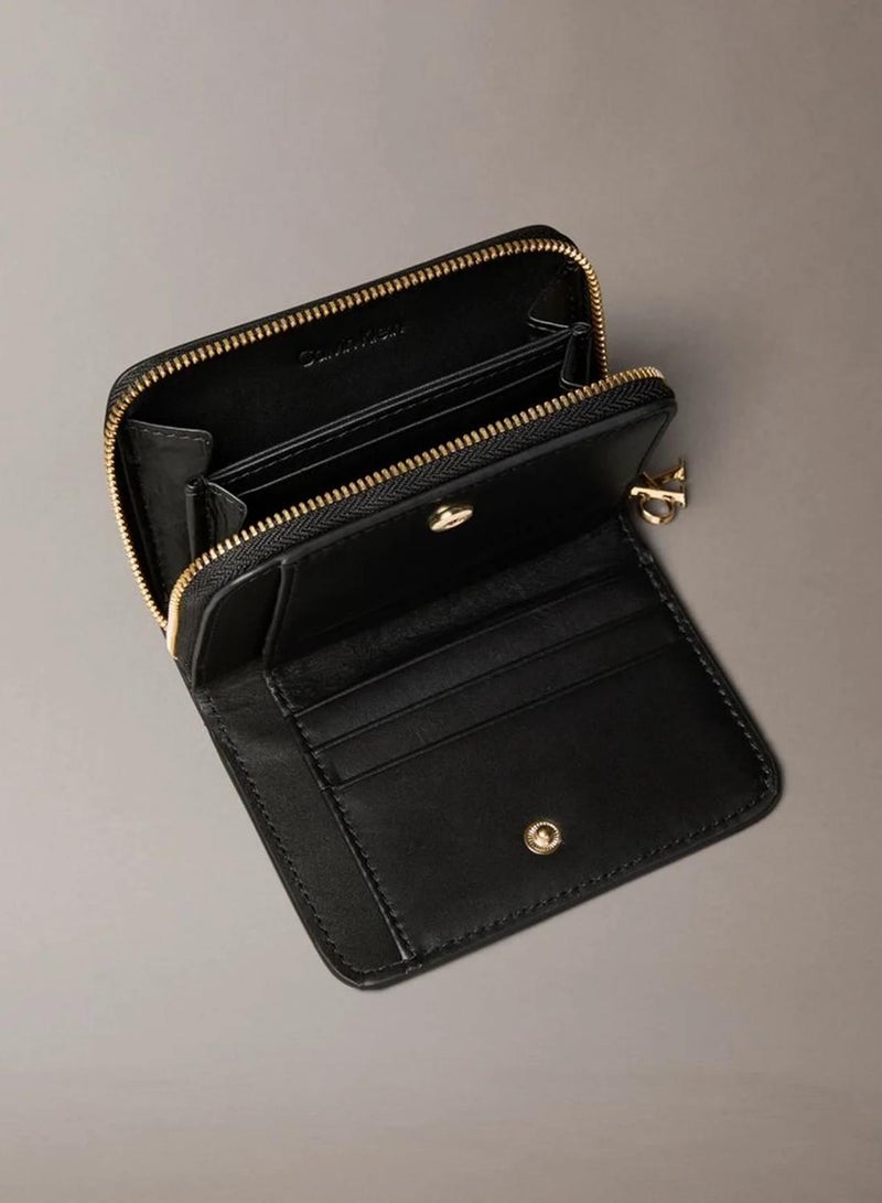 CALVIN KLEIN Leather Croc-Effect RFID Zip-Around Wallet - Image 3