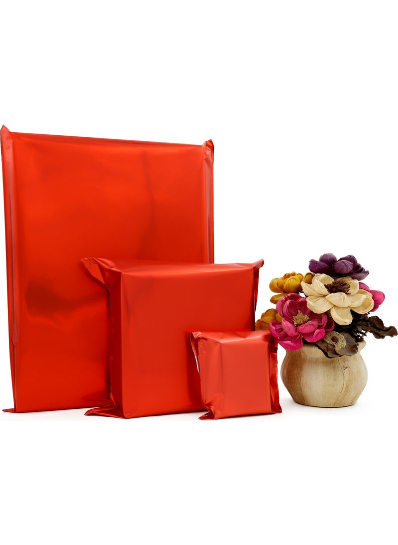 Repro Design 40X60 Luxury Red Metalized Gift Package 5 Pieces  - Image 1