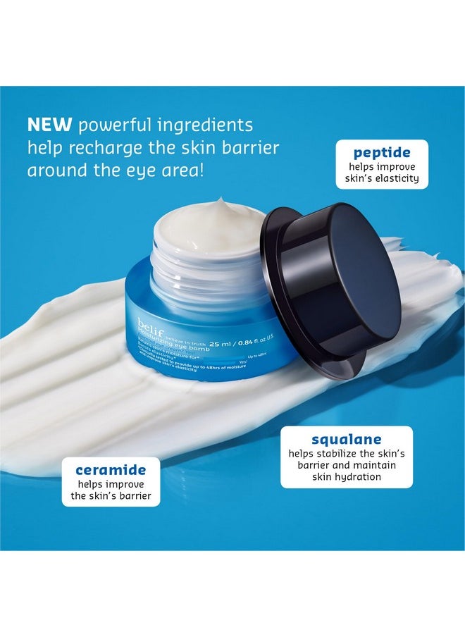 belif - The True Cream Moisturizing Eye Bomb Eye Cream Firms And Reduces Fine Lines Crow'S Feet And Wrinkles Peptide Ceramide Squalane Kbeauty - Image 1