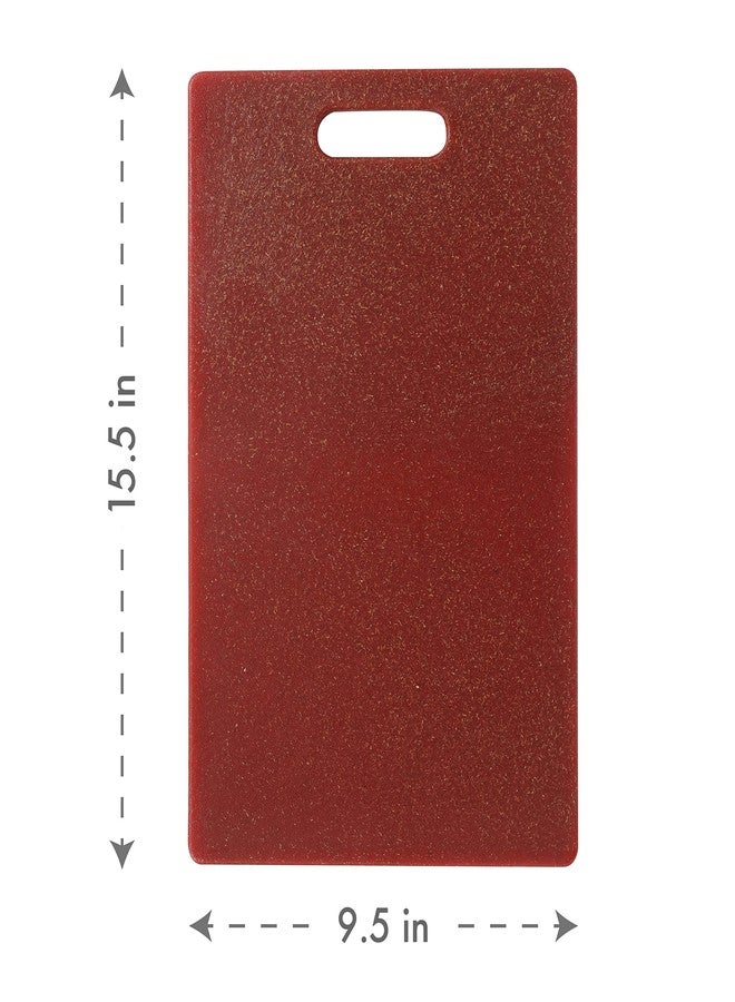 Dexas PolyFiber Flax Cutting & Serving Board, 9.5 x 15in, Azalea - Image 4