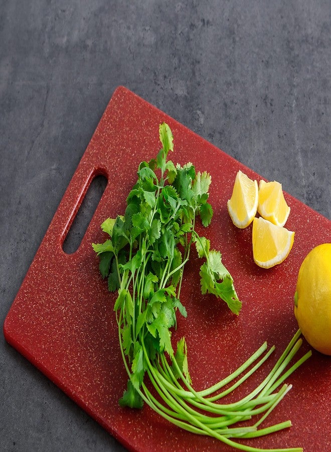 Dexas PolyFiber Flax Cutting & Serving Board, 9.5 x 15in, Azalea - Image 5