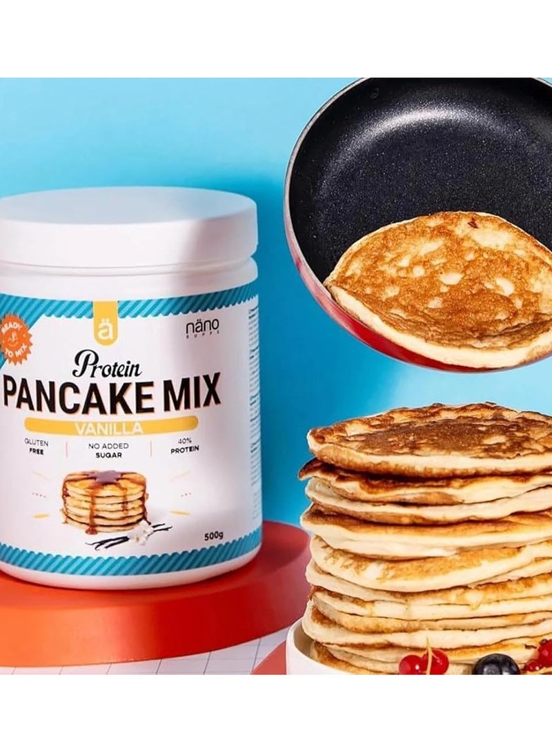 nano SUPPS Protein Pancake Mix - Vanilla - (500g) - Image 5