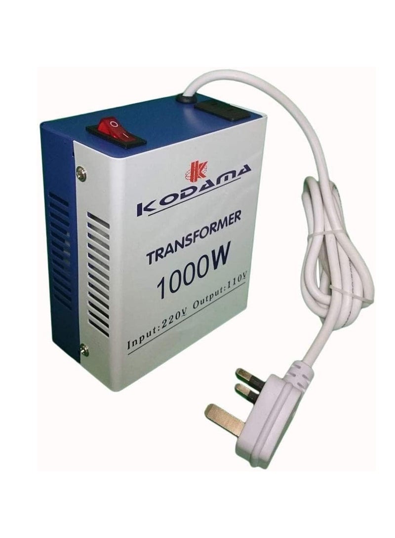Kodama 1000-Watt 3 Pin Power Cord Safety Fuse Included Transformer 220V To 110V Step Down Power Converter  - Image 3
