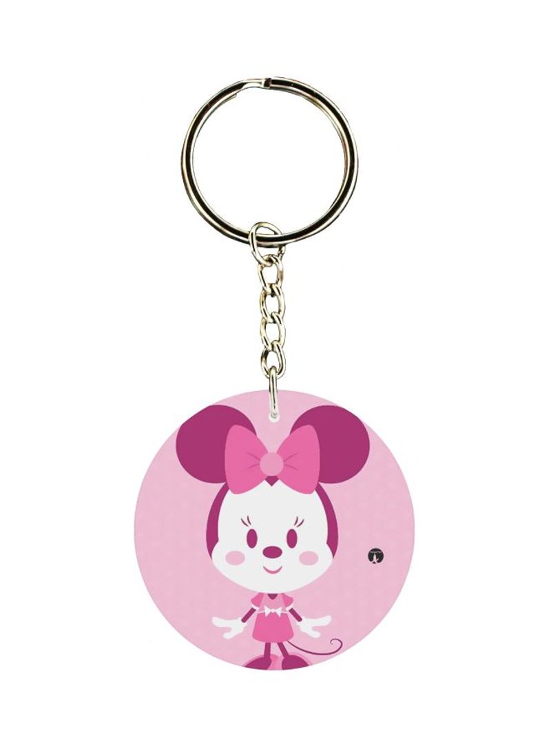 RKN Minnie Mouse Cartoon Printed Keychain