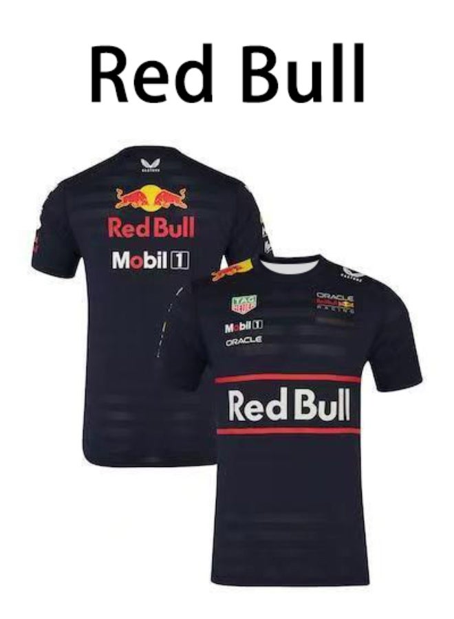 Red bull high-quality short sleeved polo shirt