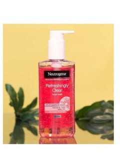 Neutrogena naturals Refreshingly Clear Facial Wash, Pink Grapefruit & Vitamin C 200ml  - Image 1