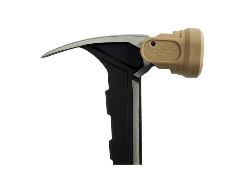Spec-Ops Spec Ops Spec-M22Cf-S Tools Framing Hammer, 22 Oz, Rip Claw, Milled Face, Soft Mallet Shock-Absorbing Grip, 3% Donated To Veterans,Black/Tan - Image 2