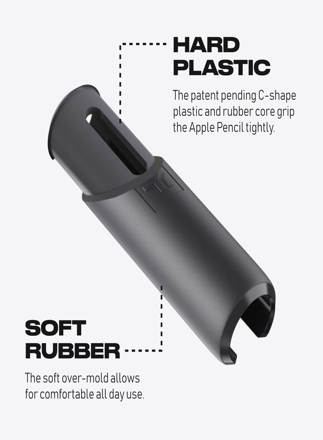 FUSE Apple Pencil Grip - Compatible with Gen 2 iPad Stylus for Procreate Drawing, Writing - Designed for Magnetic Charging and Double Tap Sensor (Frost White, Draft Blue) - Image 5