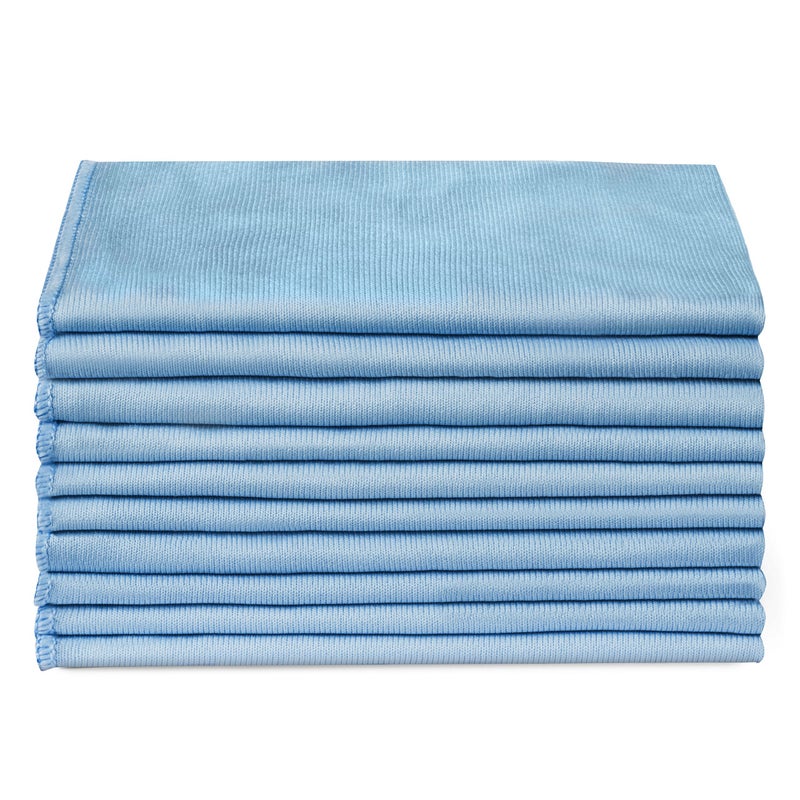 Zflow Ventures Zflow Microfiber Glass Cleaning Cloths - 8 Pack (16 x 16) - Streak Free - Lint Free - Quickly Clean Windows, Windshields, Mirrors, and Stainless Steel - Image 2