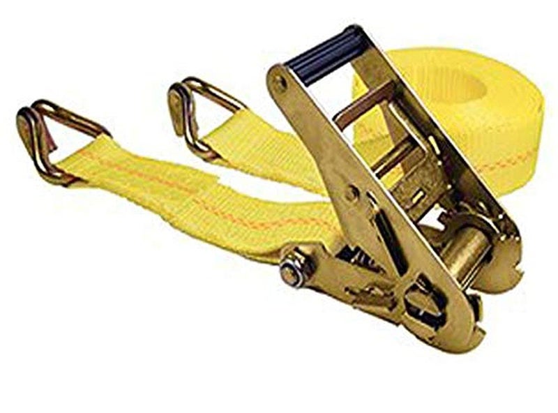 DIY Crafts DIY Crafts CTDIYHI41108 Ratchet Tie Down Straps Flat Hook 1 Pack 27X 2 Pack Loops for Securing  - Image 1