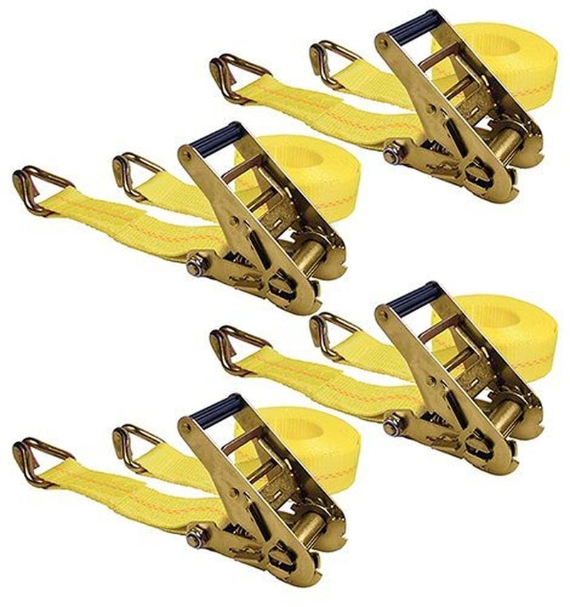DIY Crafts DIY Crafts CTDIYHI41108 Ratchet Tie Down Straps Flat Hook 1 Pack 27X 2 Pack Loops for Securing  - Image 2