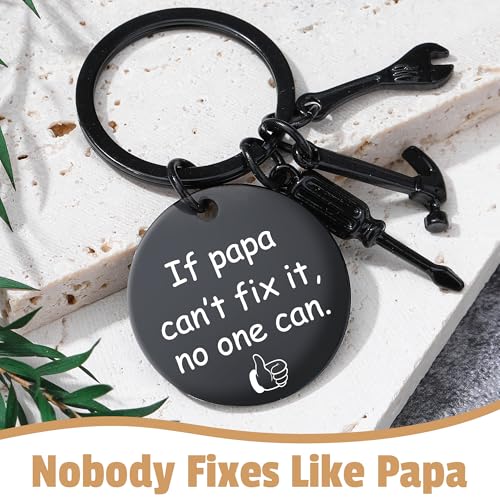 Pradnel Papa Gifts from Grandkids Papa Birthday Gifts for Men Happy Birthday Gift Ideas for Best Papas from Grandson Granddaughter Grandchildren Funny Gift Set for Christmas, Fathers Day with Hat, Wine Glass - Image 5