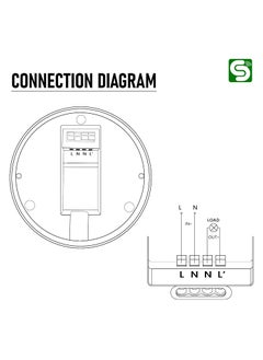 ESYSENSE ESYSENSE ESYM25 360 Microwave Motion Sensor Switch Radar Motion Detector with LUX Sensor 5M Detection Range Smart Auto OnOff Sensor  - Image 5
