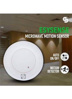 ESYSENSE ESYSENSE ESYM25 360 Microwave Motion Sensor Switch Radar Motion Detector with LUX Sensor 5M Detection Range Smart Auto OnOff Sensor  - Image 3
