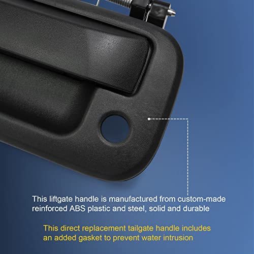 DICMIC Exterior Tailgate Handle with Key Hole Compatible with 2004-2016 Ford F150 F250 F350 F450 F550 Explorer Lobo Lincoln Mark LT Replace# 8L3Z-9943400-AA, 79606 - Image 3