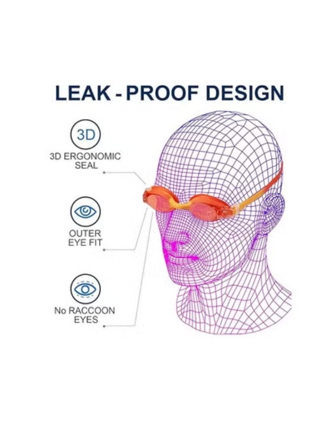 ممز بلانيت نظارات سباحة للاولاد والبنات والاطفال الصغار من سن 2-12 سنة-نظاره سباحه للاطفال-نظارة سباحة- نظارات سباحه - معدات سباحه - اكسسوارات سباحه -مستلزمات سباحه العاب مائيه - Image 4