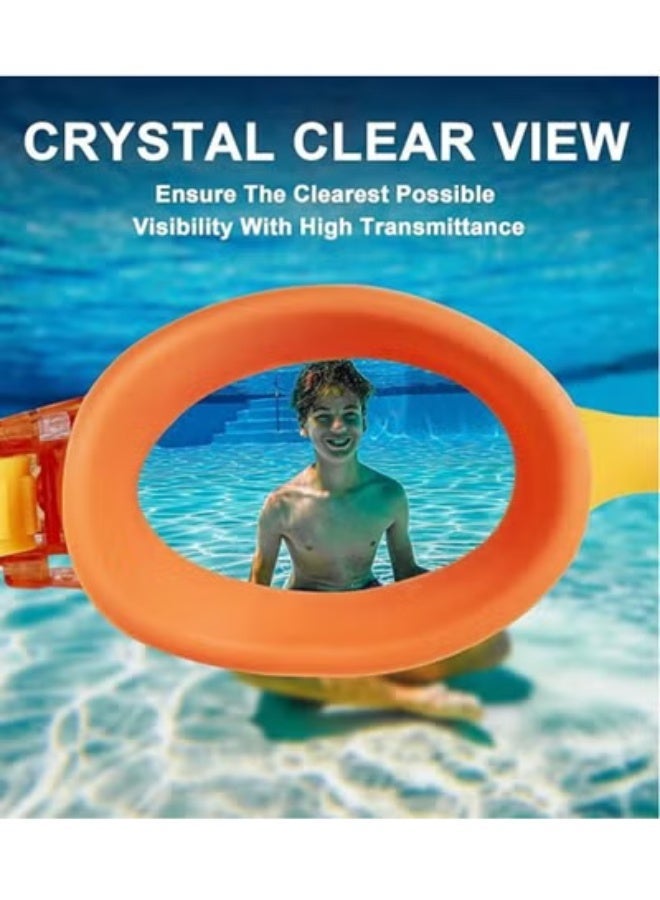 ممز بلانيت نظارات سباحة للاولاد والبنات والاطفال الصغار من سن 2-12 سنة-نظاره سباحه للاطفال-نظارة سباحة- نظارات سباحه - معدات سباحه - اكسسوارات سباحه -مستلزمات سباحه العاب مائيه - Image 5