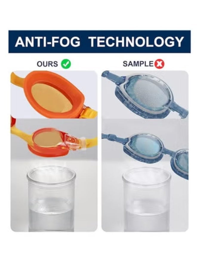 ممز بلانيت نظارات سباحة للاولاد والبنات والاطفال الصغار من سن 2-12 سنة-نظاره سباحه للاطفال-نظارة سباحة- نظارات سباحه - معدات سباحه - اكسسوارات سباحه -مستلزمات سباحه العاب مائيه - Image 3