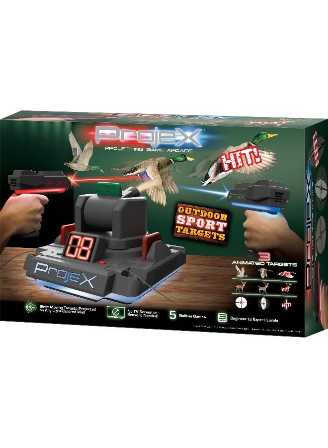 Laser X Projex Projection Outdoor Sport Targets, Battery Operated Ages 6+ | Arcade-Style Shooting | No TV screens or Sensors Required! | Laser Blaster | Action Game | Interactive Game | Reflex Game | Laser Gaming | Multi Player Game | Gift For Kids and Adults - Image 2