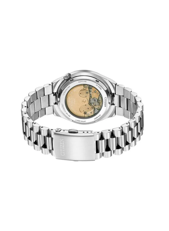 CITIZEN Men's Mechanical Men Silver Super Titanium Strap Strap - NJ0150-81E