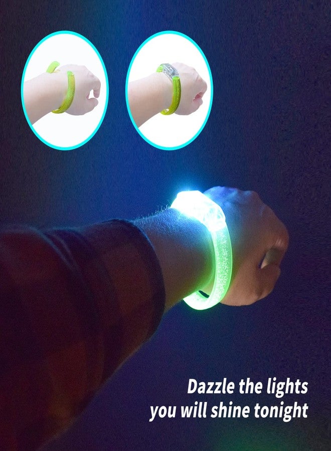 M.best 35pcs Glow Bracelets Glow in The Dark Party Supplies Bracelets Toys for Kids Birthday Halloween Christmas Party Favors - Image 4