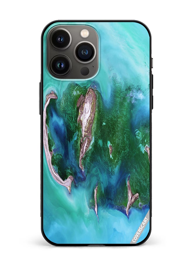 COVERSCART Protective Case Cover For Apple iPhone 14 Pro Max Mystic Islan Design Multicolour