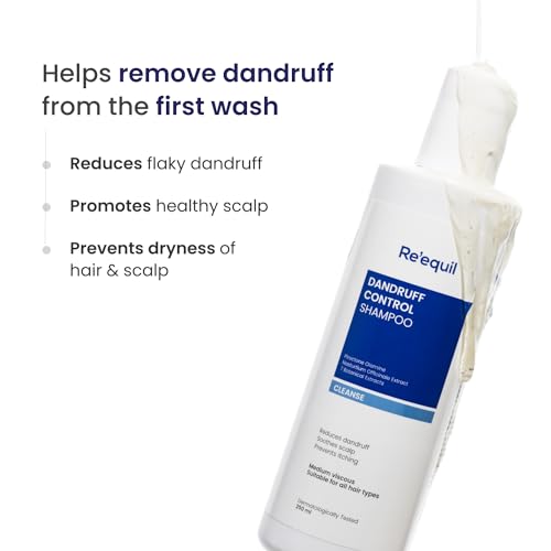 RE' EQUIL Dandruff Control Shampoo | Reduces Dandruff And Regulates Sebum Production | All Hair Types | 250Ml - Image 3