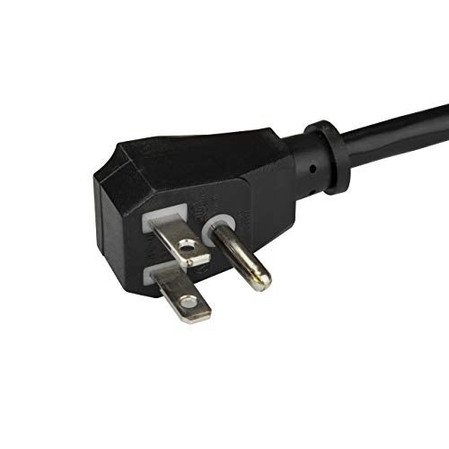 StarTech.com 15ft (4.5m) Computer Power Cord, Flat NEMA 5-15P to C13, 10A 125V, 18AWG, Black Replacement AC Power Cord, PC Power Supply Cable, Monitor/Printer Power Cable - UL Listed (PXTF10115) - Image 3