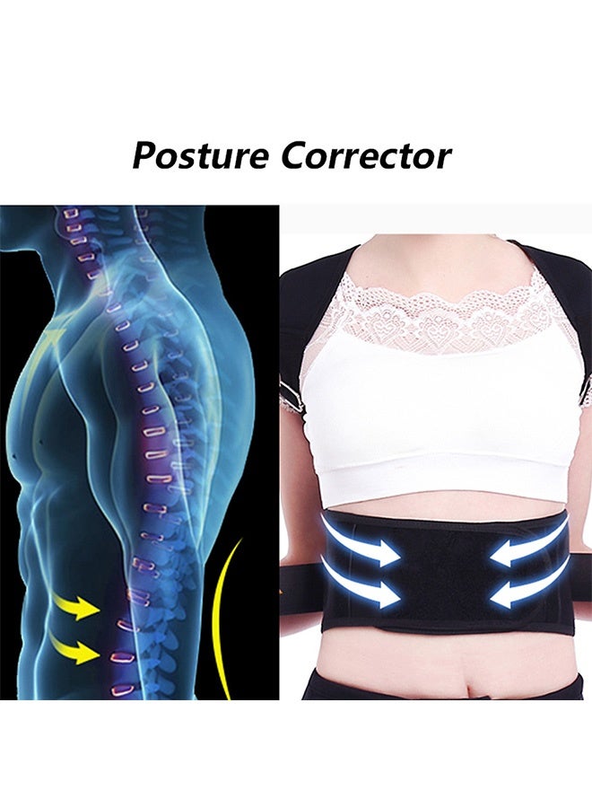 MEDOOSI Back Support Belt & Posture Corrector for Men – Orthopedic Lumbar Corset and Spine Brace for Pain Relief, Posture Alignment, and Back Support - Image 3