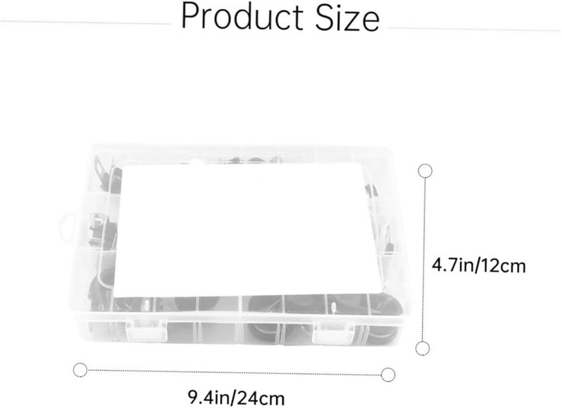 Stainless Steel Cable Clamps 48Pcs with Rubber Cushion for Automotive Household Wiring Pipe Management - Image 3