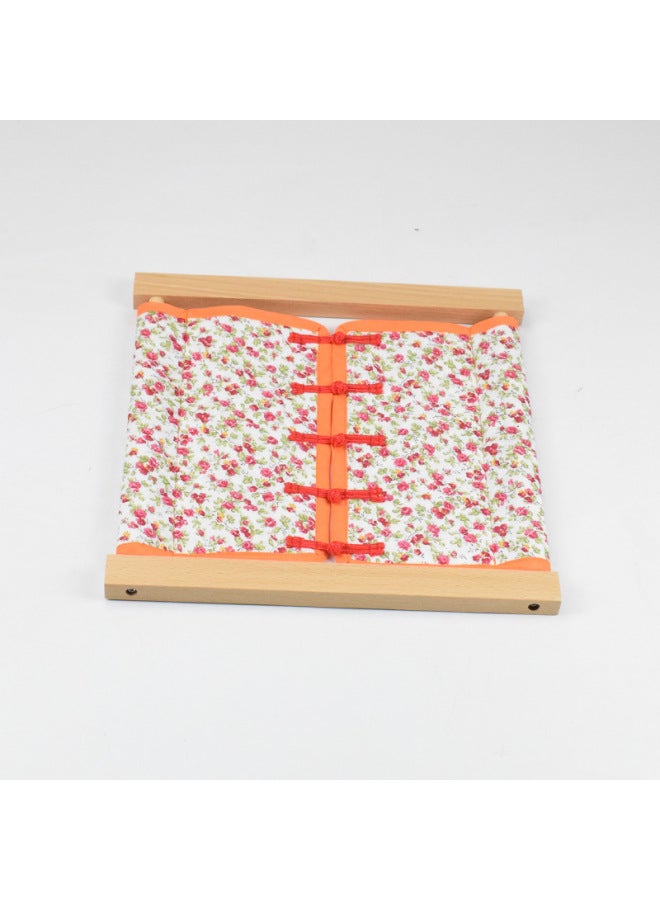 Clothes Rack International Version Montessori Teaching Aids Children's Montessori Kindergarten Direct Daily Life-Color:Buckle Clothing Frame  - Image 5