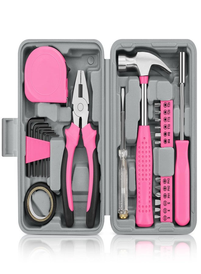 KALIACHO 24pcs Home DIY Tool Kit for Household, Office & Garage - General Repair Small Hand Tool Set with Storage Case - Image 1
