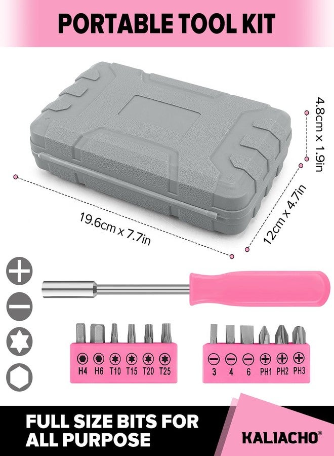 KALIACHO 24pcs Home DIY Tool Kit for Household, Office & Garage - General Repair Small Hand Tool Set with Storage Case - Image 3