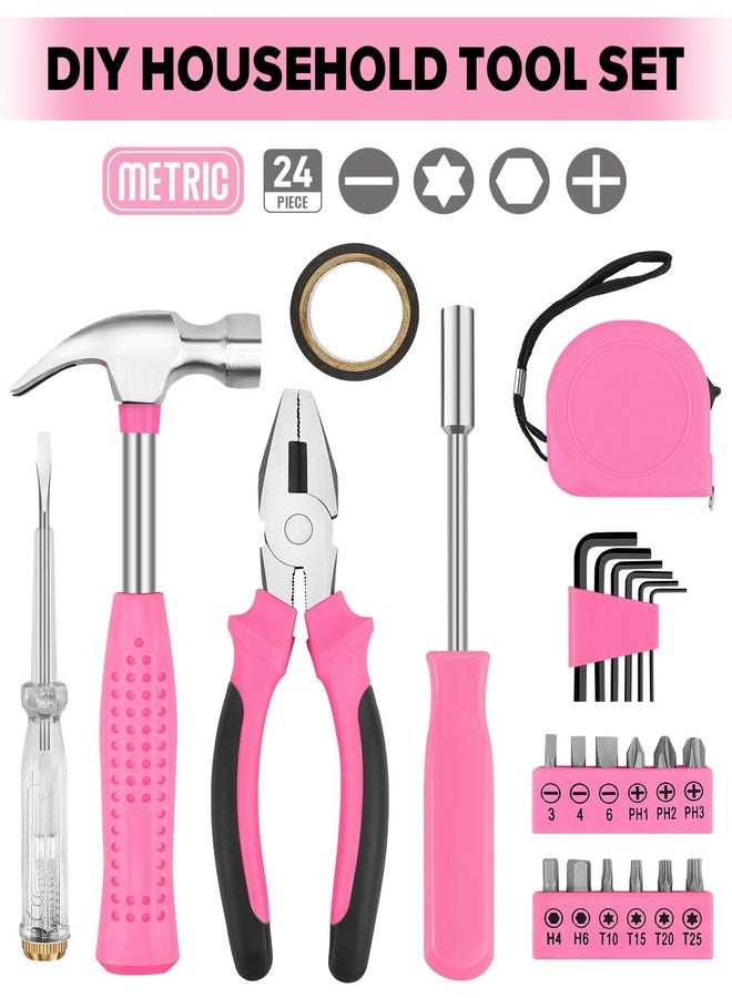 KALIACHO 24pcs Home DIY Tool Kit for Household, Office & Garage - General Repair Small Hand Tool Set with Storage Case - Image 2