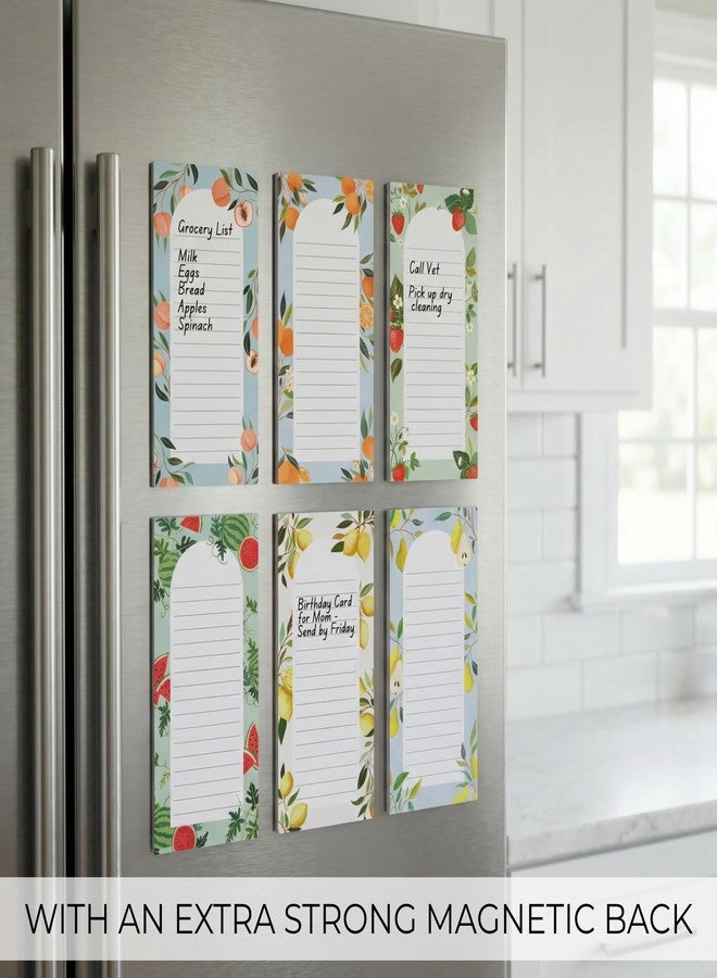 ZICOTO Beautiful Magnetic Notepads for Fridge - Set Of 6 To Do List Pads - Image 5