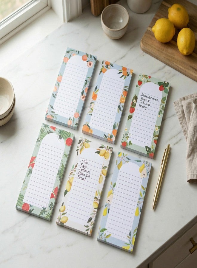 ZICOTO Beautiful Magnetic Notepads for Fridge - Set Of 6 To Do List Pads - Image 2