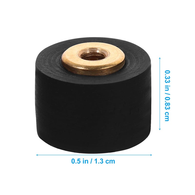 Pinch Rollers For Turntable Belt Drive Repair 1x0 8cm Rubber Pulley Wheel Bearings - Image 3