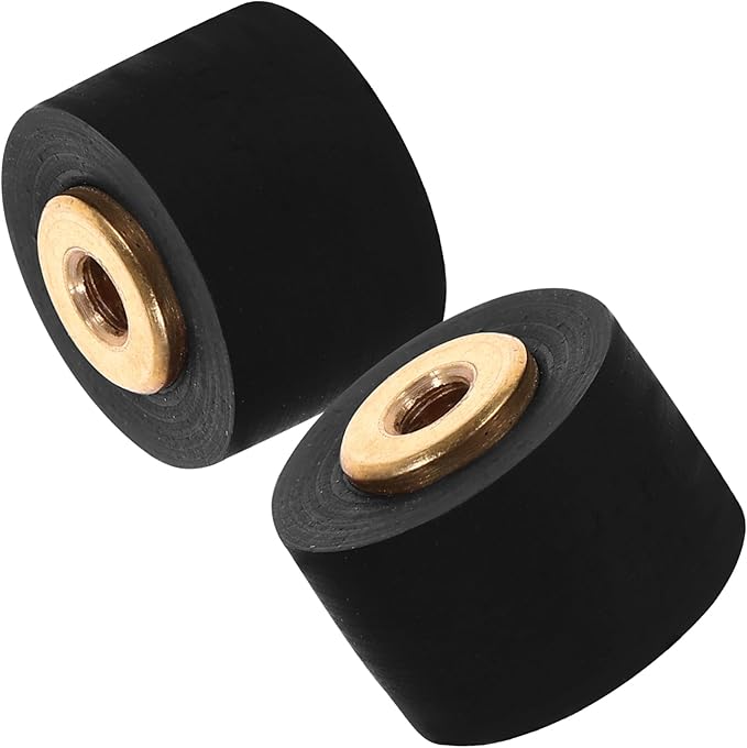 Pinch Rollers For Turntable Belt Drive Repair 1x0 8cm Rubber Pulley Wheel Bearings - Image 1