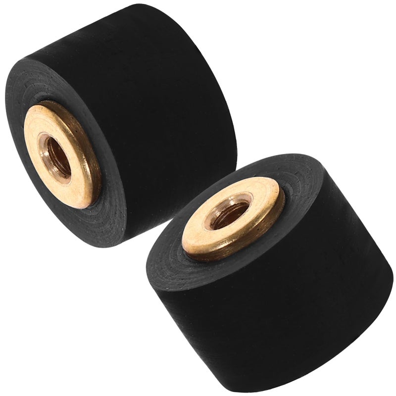 Pinch Rollers For Turntable Belt Drive Repair 1x0 8cm Rubber Pulley Wheel Bearings - Image 2