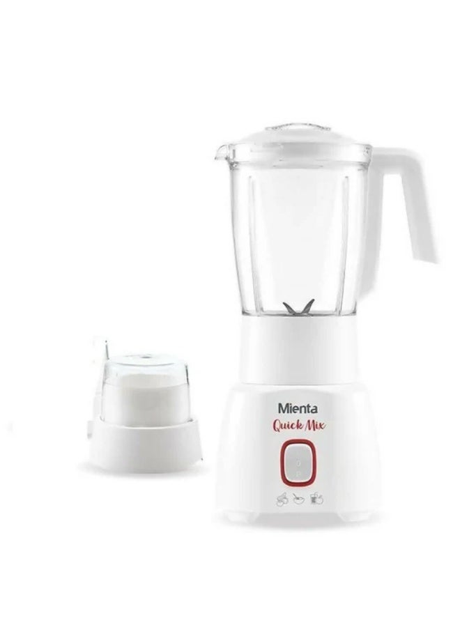 ميانتا خلاط ميانتا 1.75 لتر مع مطحنة – 450 واط – أبيض – موديل BL1261D - Image 1
