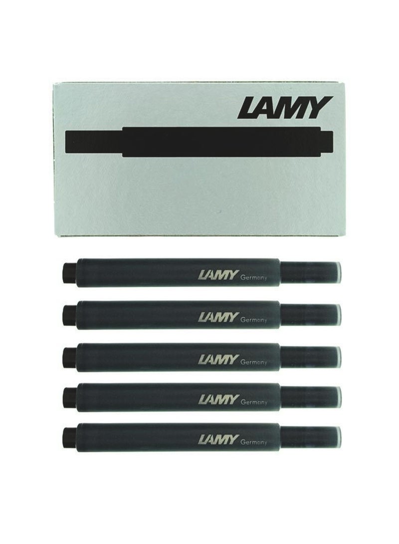 LAMY خزان حبر أسود لقلم حبر نافورة 5 قطع - Image 3