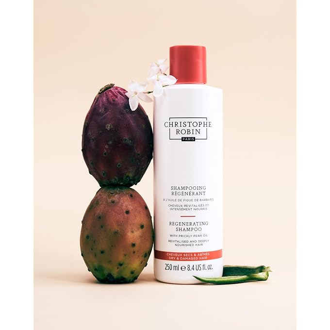 Christophe Robin Regenerating Shampoo with Prickly Pear Oil, 8.4 fl. oz. - Image 3