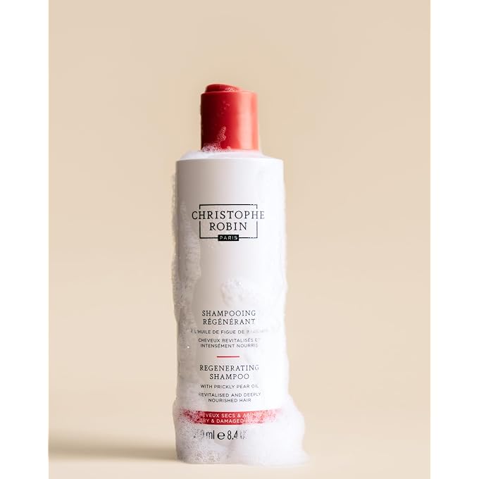 Christophe Robin Regenerating Shampoo with Prickly Pear Oil, 8.4 fl. oz. - Image 2